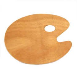 Palettes: Wooden Palette 24 x 30 Oval