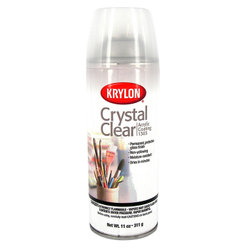 Sprays: Krylon Crystal Clear 11oz
