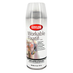 Sprays: Krylon Workable Fixative 11oz