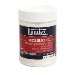 Acrylic: Liquitex Gloss Heavy Gel Medium 8oz (237ml)