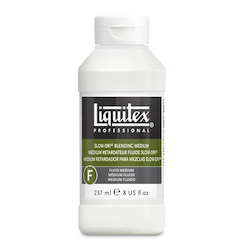 Acrylic: Liquitex Slow Dri Blending Fluid 8oz (237ml)