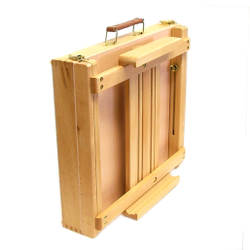 Easels: Beechwood Table Top Box Easel