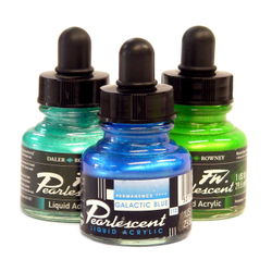 Inks: Daler-Rowney Pearlescent 29.5ml