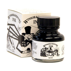 Inks: Winsor & Newton Drawing Ink 30ml 283 Gold