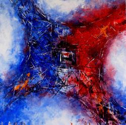 Below the Eiffel 