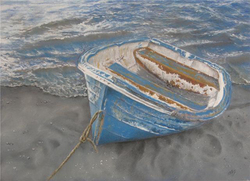 Dingy On The Beach