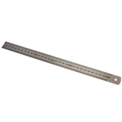 Rulers & Set Squares: Stainless Steel Ruler 40cm