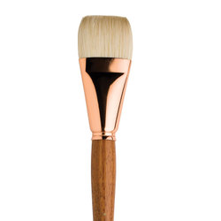 Hog Bristle: Refine Natural Bristle Oil & Acrylic Brushes Bright 12