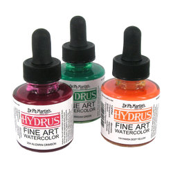 Watercolour -Professional: Hydrus Fine Art Watercolors Cadmium Red