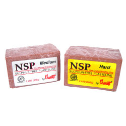 Clays & Wax: NSP Sulphur-Free Plasteline Hard