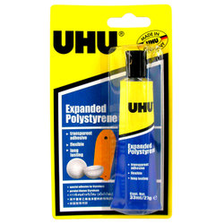 Glues: UHU Expanded Polystyrene Glue