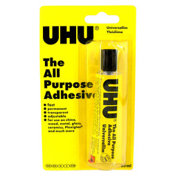 Glues: UHU All Purpose Glue