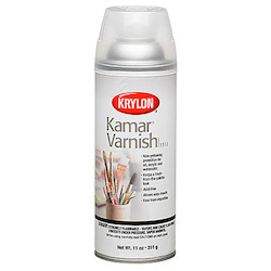 Sprays: Krylon Kamar Varnish
