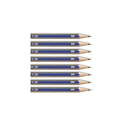 Pencils: Goldfaber Graphite Pencils HB with Eraser Tip