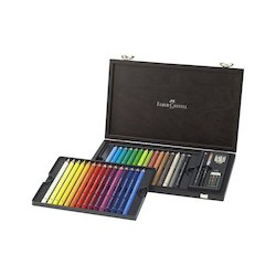 Coloured Pencils: Faber-Castell Albrecht Durer Magnus Watercolour Pencil Wood Case
