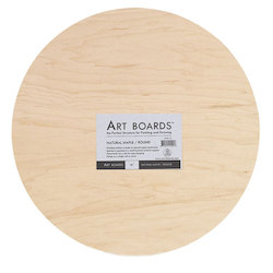 Art Boards & ACM Panels: Art Boards Natural Maple Rounds 8 inch