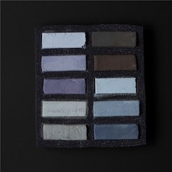 Soft: Art Spectrum Extra Soft Square Pastel Sets 10 Warm Greys