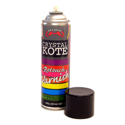 Sprays: Helmar Crystal Kote Retouch Varnish 400g