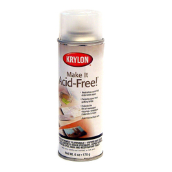 Sprays: Krylon Make It Acid-Free 6oz