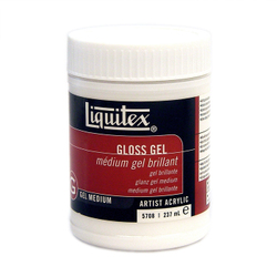 Acrylic: Liquitex Gloss Gel Medium 8oz (237ml)