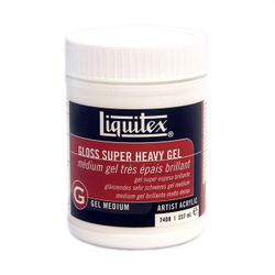 Acrylic: Liquitex Gloss Super Heavy Gel Medium 8oz (237ml)