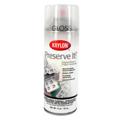 Sprays: Krylon Preserve It Spray 11oz Gloss