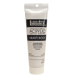 Acrylic -Professional: Liquitex Heavy Body 138ml Transparent Mixing White