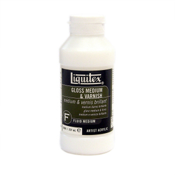 Acrylic: Liquitex Gloss Medium & Varnish 8oz (237ml)