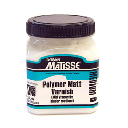 Acrylic: Matisse Mm6 Poly Matte Varnish 1Litre