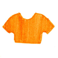 Textile Paint/Markers: Marabu Textil Painter Orange 2-4mm
