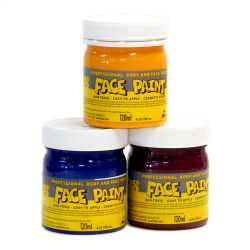 Face & Body Paint: FAS Face Paint 120ml Fluoro Orange