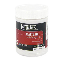 Acrylic: Liquitex Matte Gel Medium 8oz (237ml)