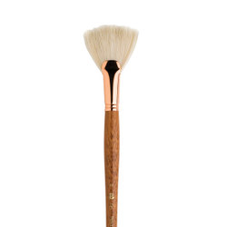 Hog Bristle: Refine Natural Bristle Oil & Acrylic Brushes Fan 6