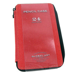 Portfolios, Cases & Carriers: Canvas Pencil Cases 24 Rose