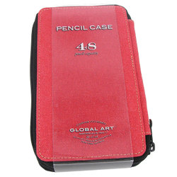 Portfolios, Cases & Carriers: Canvas Pencil Cases 48 Rose