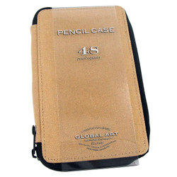 Portfolios, Cases & Carriers: Canvas Pencil Cases 48 Wheat