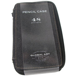 Portfolios, Cases & Carriers: Canvas Pencil Cases 48 Black
