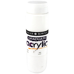 Acrylic -Student: Daler-Rowney Graduate Acrylic 500ml White