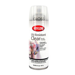 Sprays: Krylon UV Resistant Clear 11oz Gloss