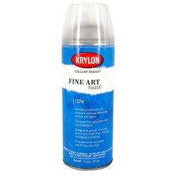 Sprays: Krylon Gallery Pastel Fixative 11oz