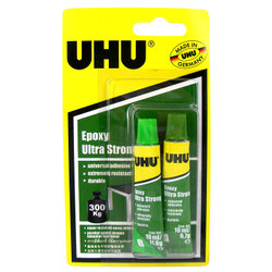 Glues: UHU Epoxy Ultra Strong Glue - 2x 10ml