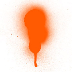Sprays: Liquitex Professional Spray Paint Fluorescent Orange 0982