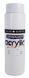 Acrylic -Student: Daler-Rowney Graduate Acrylic 1Ltr White