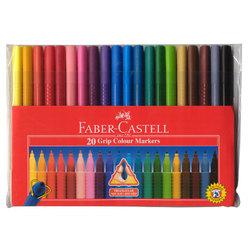 Sets: Faber-Castell GRIP Colour Markers Set of 20