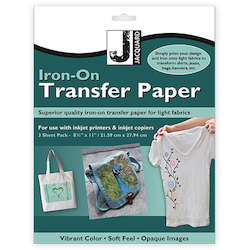 Hobby, Misc.: Iron-On Transfer Paper 3 pack