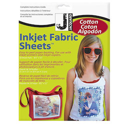 Hobby, Misc.: Inkjet Fabric Sheets 10 pack