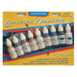 Textile Paint/Markers: Lumiere & Neopaque Exciter Pack