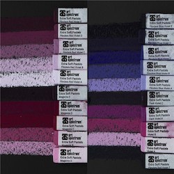 Soft: Art Spectrum Extra Soft Square Pastel Sets 20 Violets