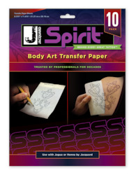 Hobby, Misc.: Spirit Body Art Transfer Paper