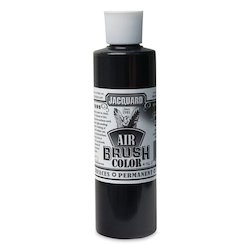 Airbrush Paint: Jacquard Airbrush Paint 8 ounce 106 Transparent Black